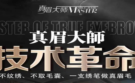 颠覆传统纹绣,真眉大师一支绣笔做真眉